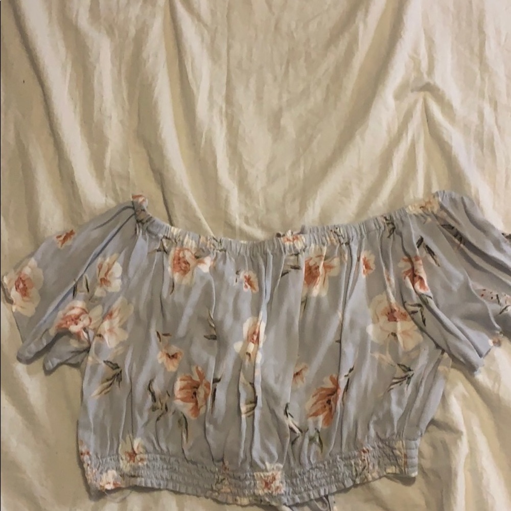 Off the shoulder tube top